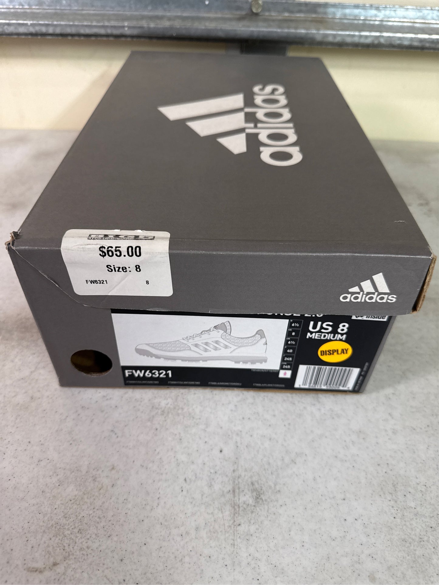 Adidas Women's Tech Response 2.0 Golf Shoes - White/Silver/Grey - Size 8