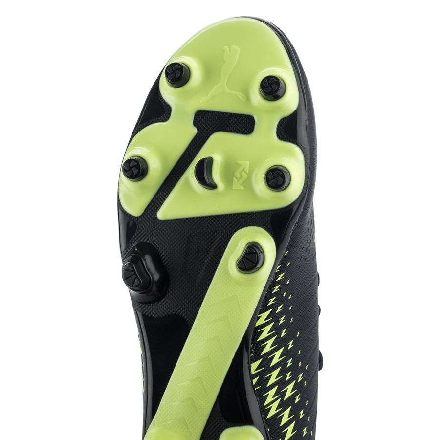 Puma Future Z 4.4 FG/AG Junior Soccer Cleats - Navy/Yellow, Size 5.5