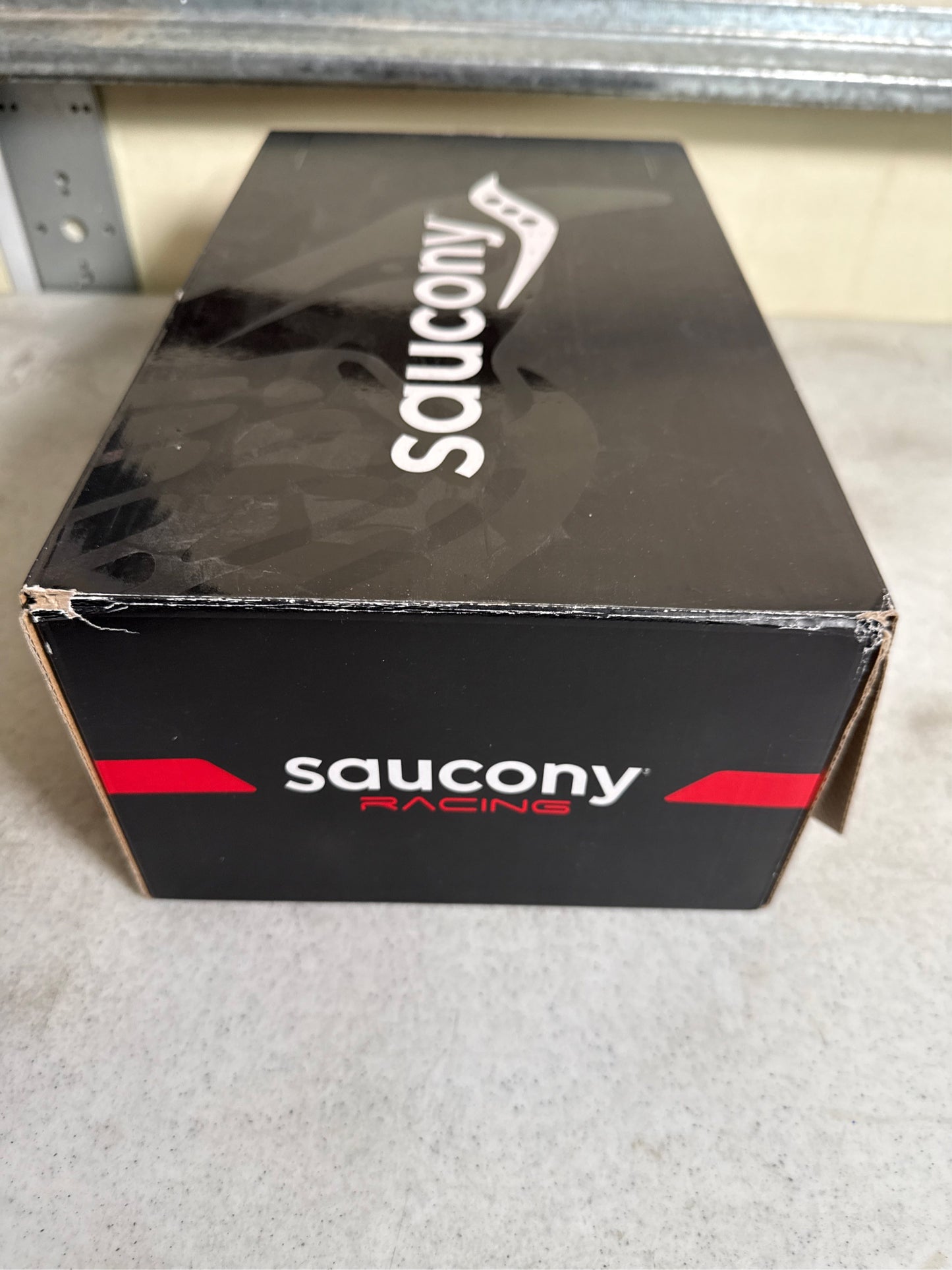 Saucony Men's Spitfire 5 Track Spikes - Black/White (Size 8.5)